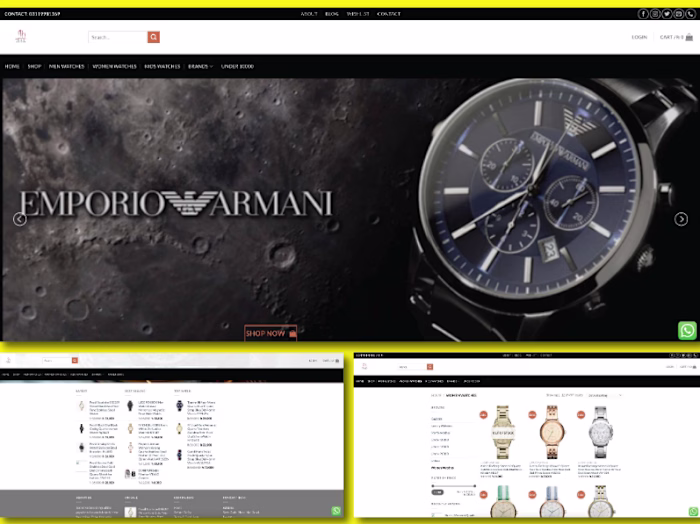 Secret Factory – Branded Watch E-commerce Platform Development