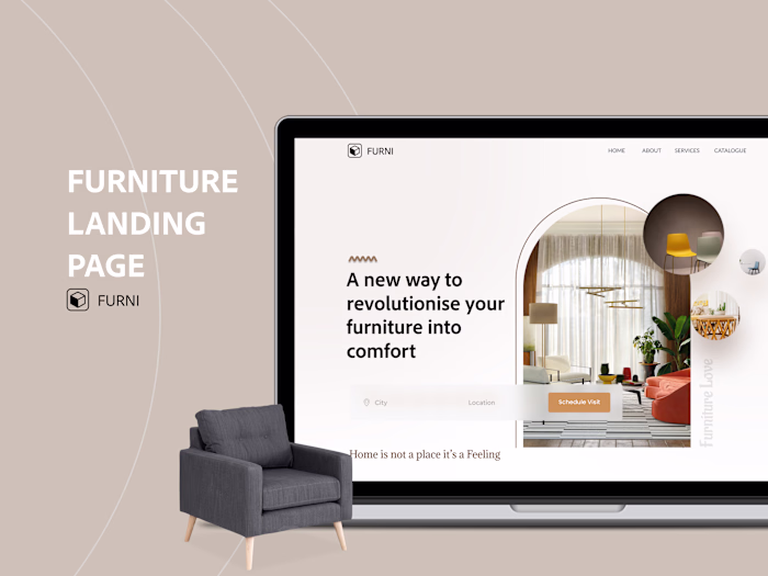 Landing page for Furniture