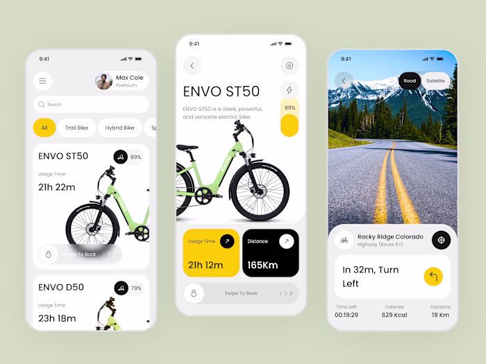 Smart Bike Mobile App Development