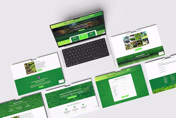 Gee’s Landscaping – Complete Branding & Website Solution