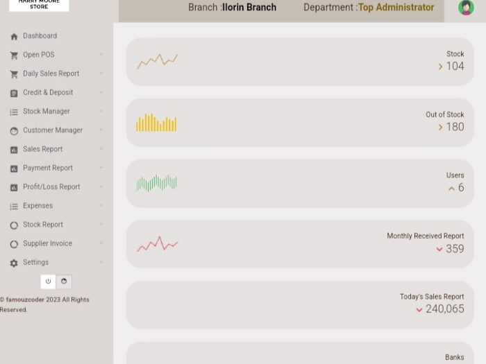 Point of Sale (POS) software