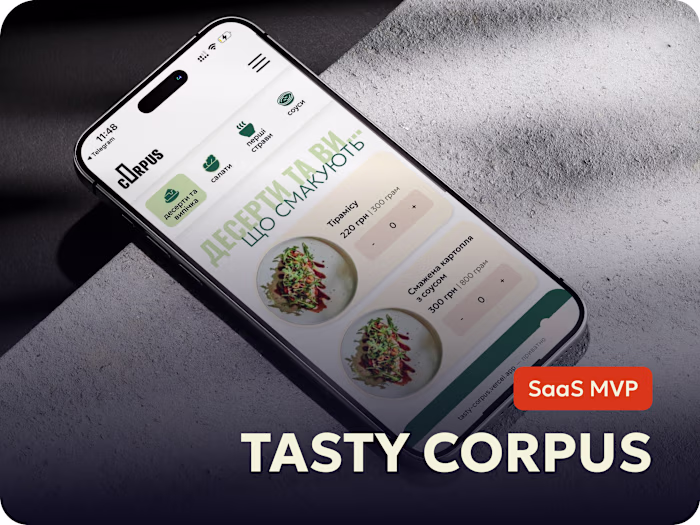 Tasty Corpus SaaS MVP Food Ordering Platform 