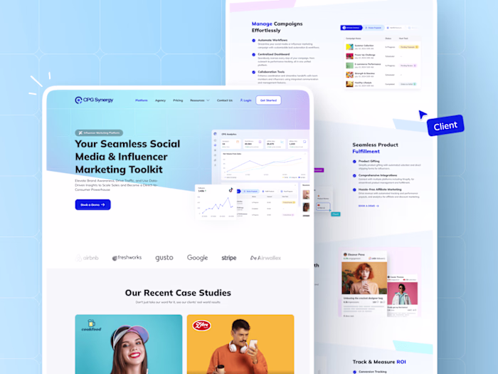 CPG Synergy: A Webflow-Driven, SEO-Optimized Digital Experience