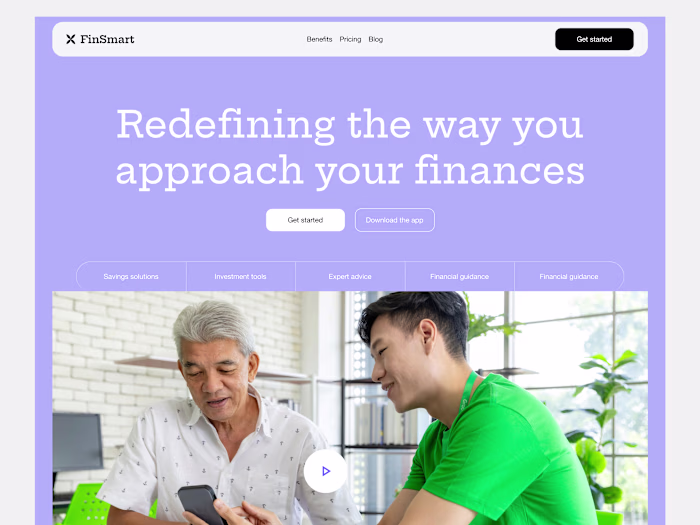 FinSmart - FinTech Website