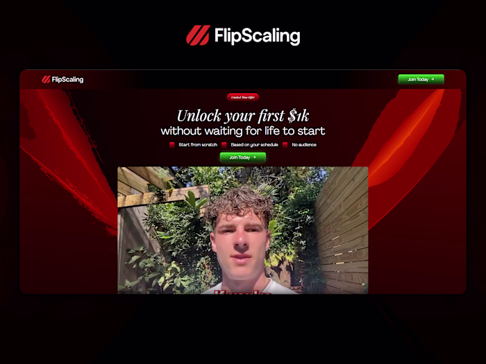 FlipScaling - Course Landing Page