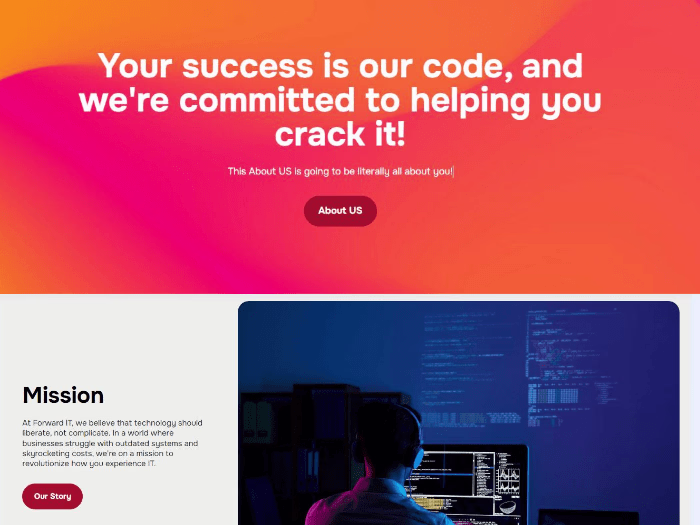 About Us Page Copy for an IT Company
