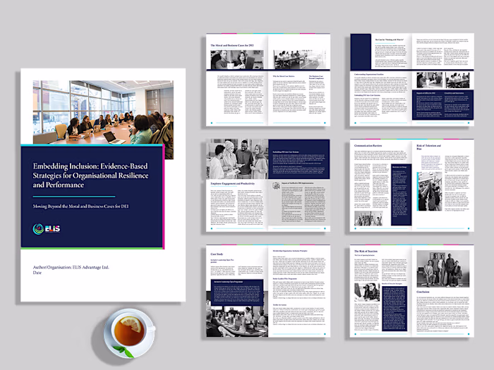 Impactful Whitepaper Template Design for ELIS Advantage 