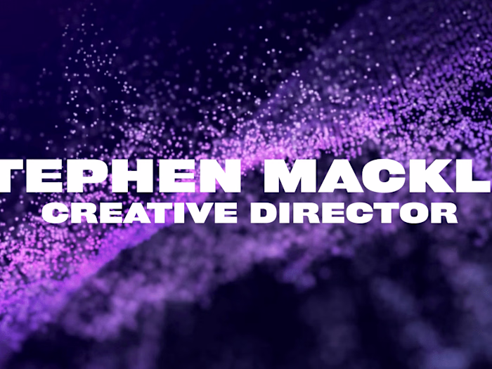 Stephen Macklin, Creative Director