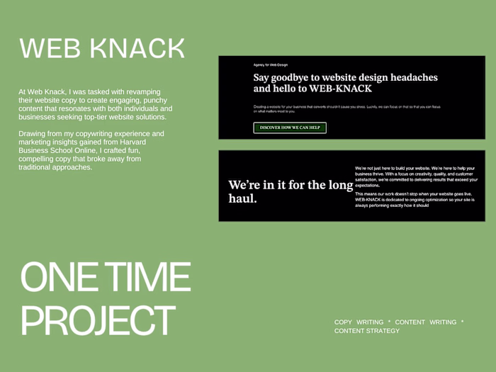 Copywriting - WEB-KNACK