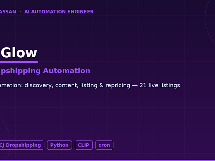 LumiGlow — eBay Automation System