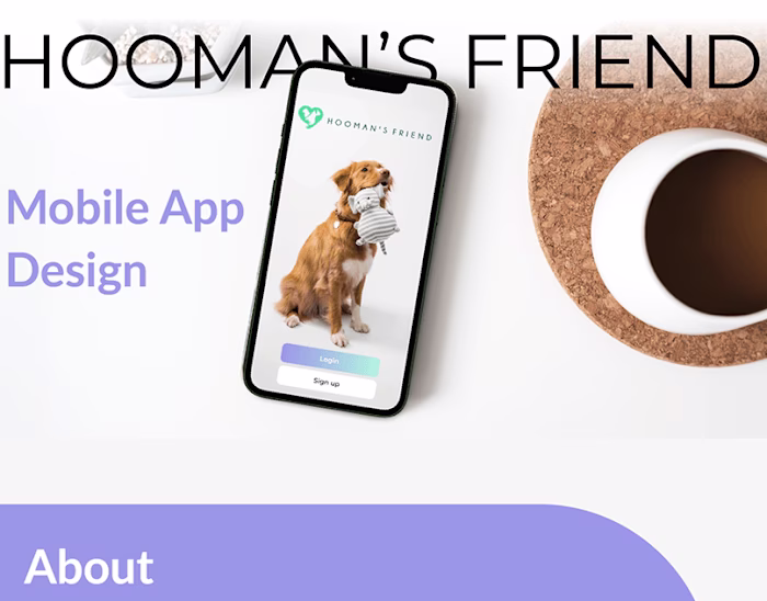 Hooman's Friend App design