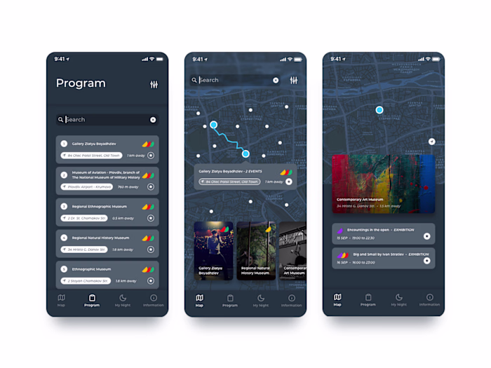 Festival App redesign