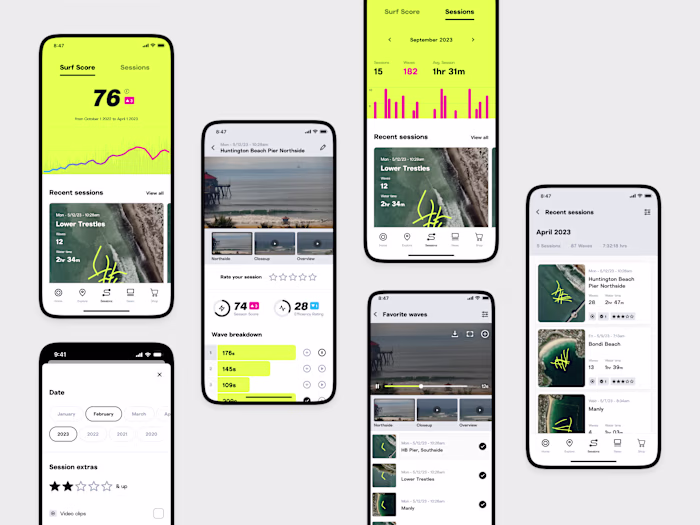 Surfline Sessions iOS App