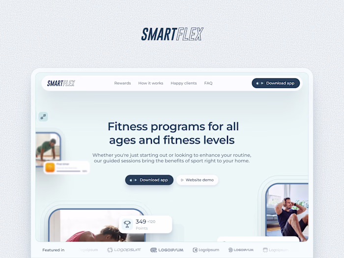Smartflex Landing Page Design and Development