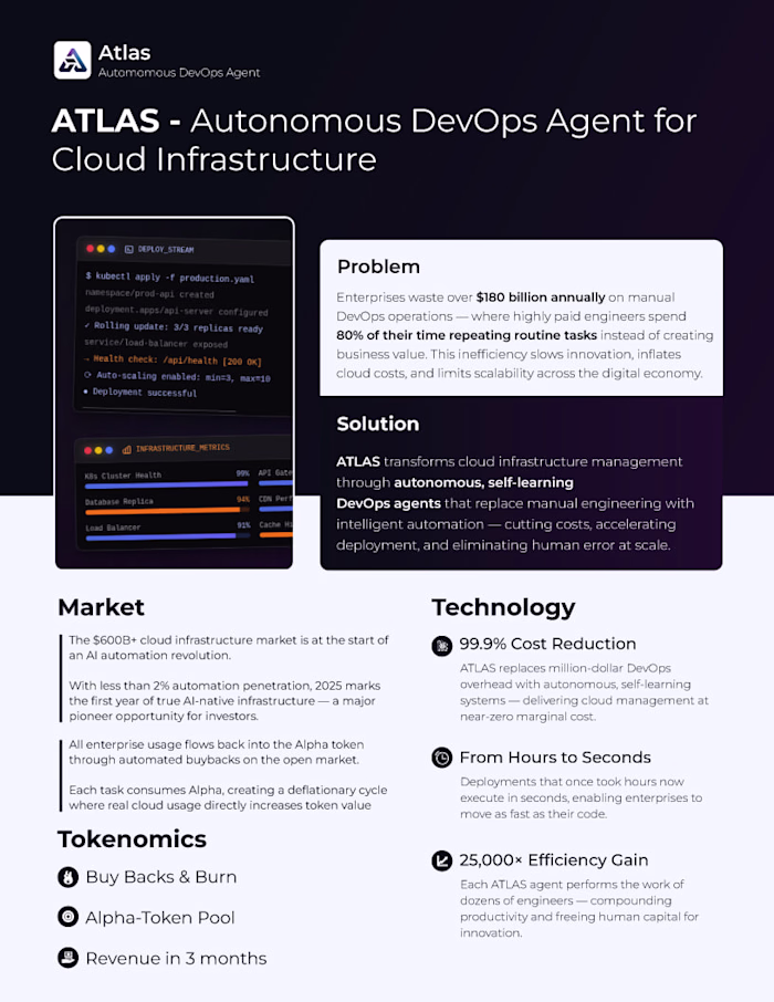 Onepager design for a client.