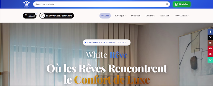 a wordpress website https://whitereve.net/