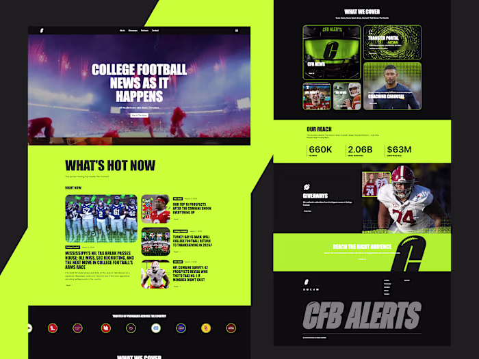 CFB Alerts Brand Identity & Web Design
