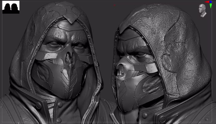 3d bust character modeling for 3d printing