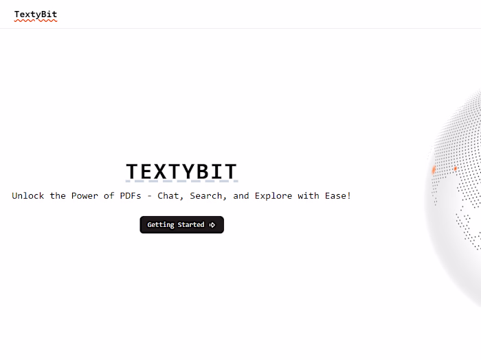 TextyBit - A Gemini based RAG Application for your PDF files
