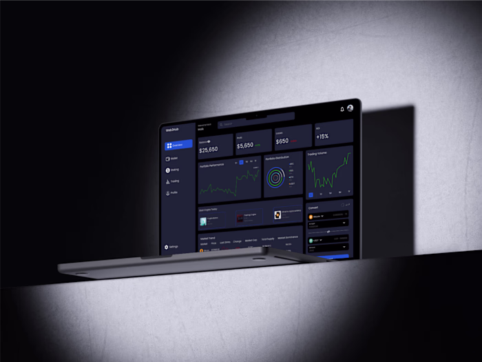Crypto Dashboard Design