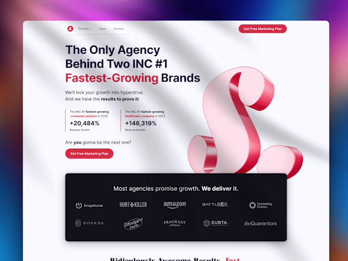 Sweat Pants Agency - Website Redesign