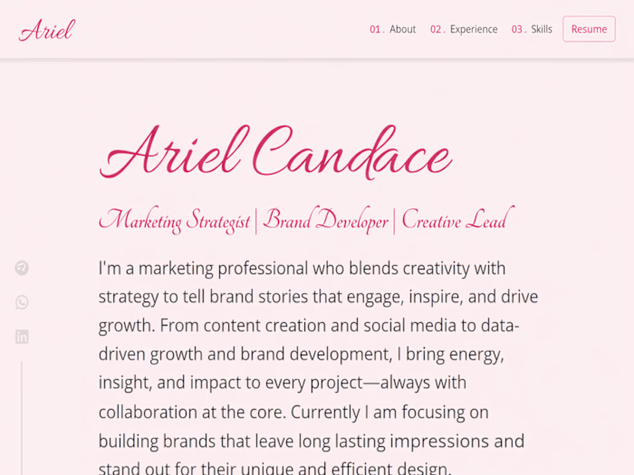 Personal CMS Portfolio