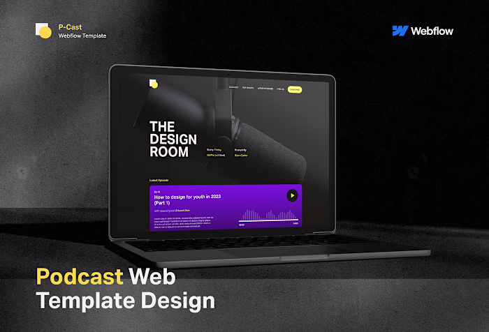 P-cast - Podcast Landing page