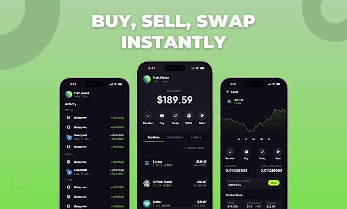 SwiftVault Digital Wallet App 