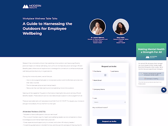 Workplace Wellness Table Talks 2024