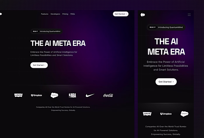 Rombo — The Ultimate Template for AI-Powered Startups and SaaS