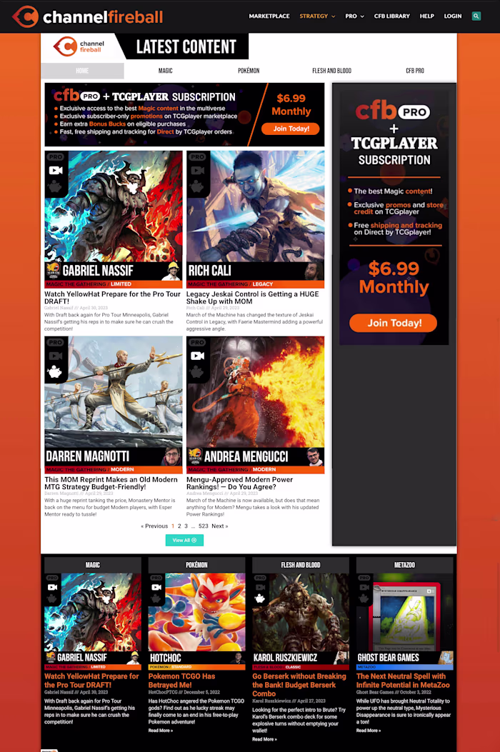 Channel Fireball redesigned with speed in mind