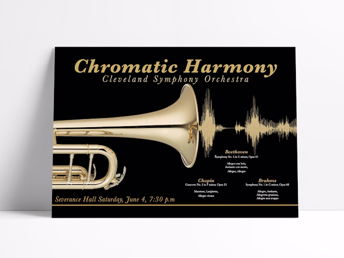 Cleveland Symphony Orchestra Poster — Knight Owl Studio