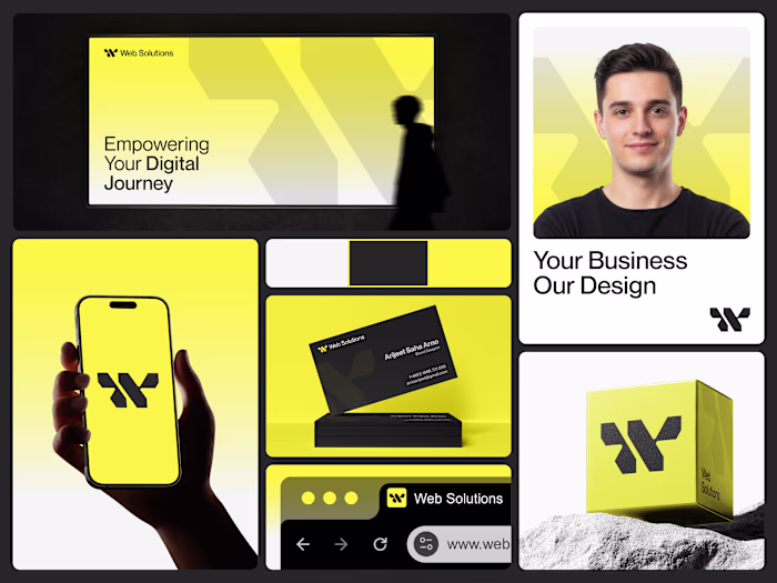 Web Solutions - Logo & Branding For a Creative Agency (Link ...