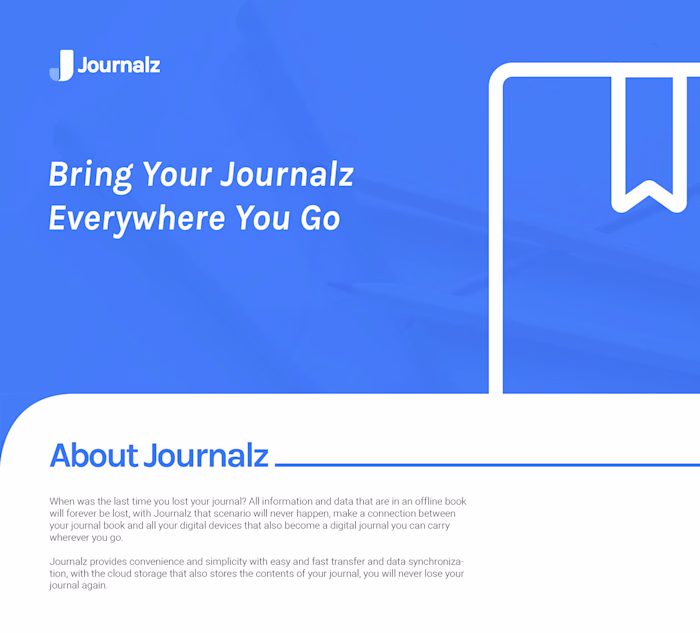 Journalz : Modern Tech Startup Logo Design