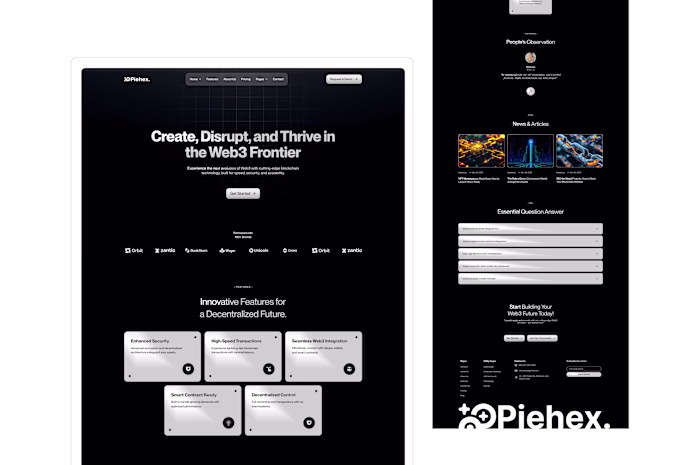 Piehex-Crypto Technology Website