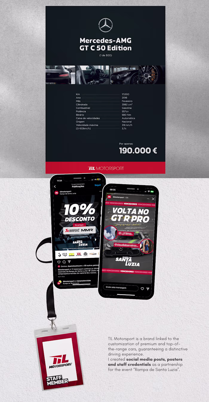 Graphic & Social Media Design partnership | TilMotorsport