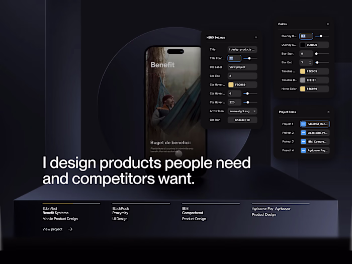 Created a new portfolio showcase