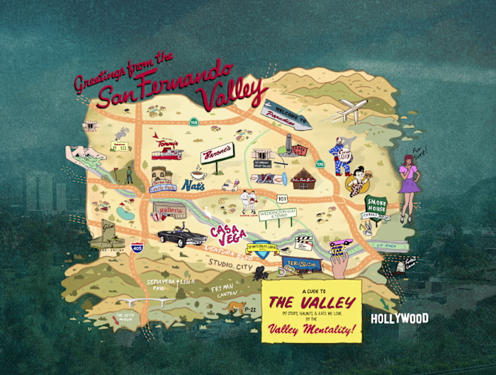 Illustrated Map for Valley Mentality