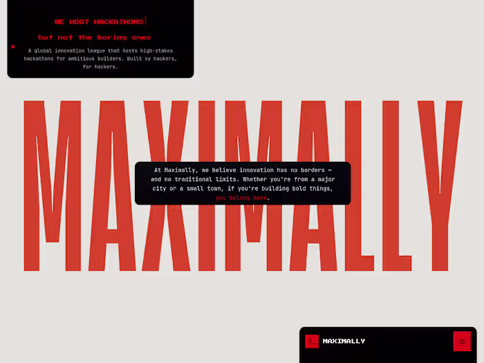 Maximally: Brand Storytelling and Landing Page 