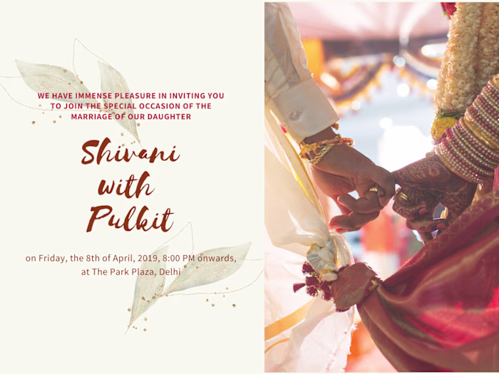 Digital or Print Wedding/ Event Invitations 