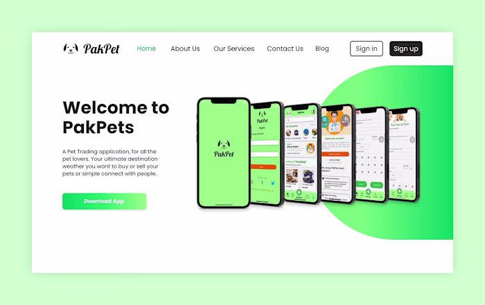 PakPet Web Design on Behance