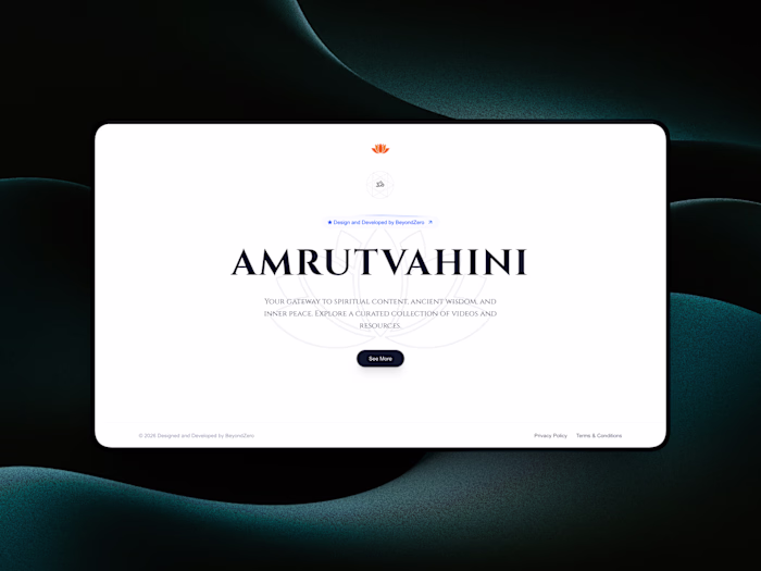 Checkout my new project Link : https://amrutvahini.vercel.ap...