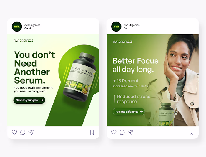 DTC Ad Designs for Ecom brand