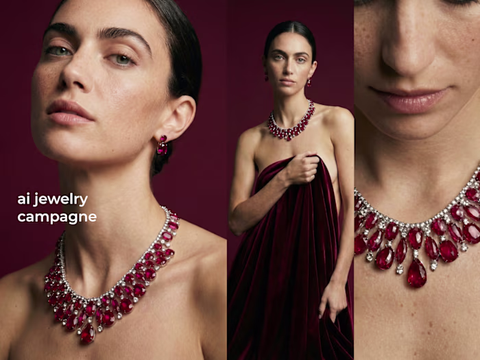 Ruby Intensity: AI-Driven Jewelry Campaign