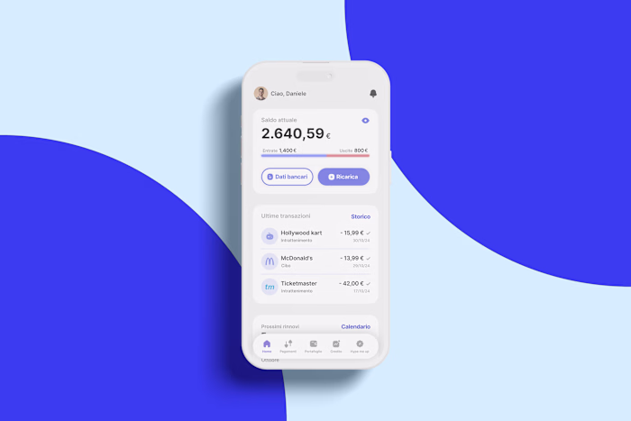 Hype bank home page redesign