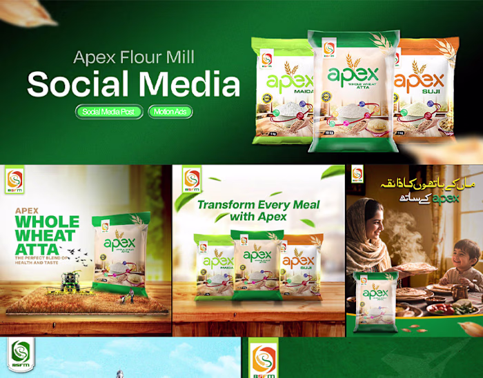 Social Media Posts l Apex FlourMill