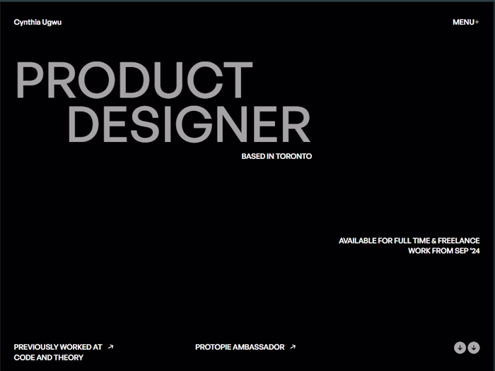 Award-winning Portfolio for Cynthia Ugwu