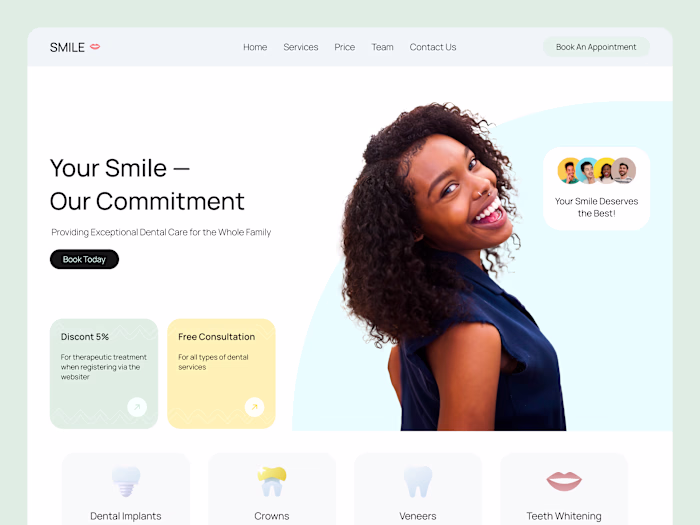 Landing Page for Dental Clinic 