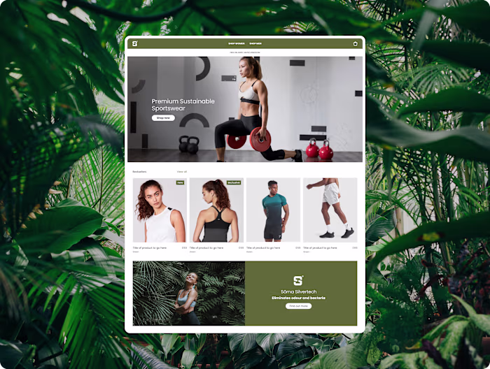 Sōma Sportswear™ Shopify Website 