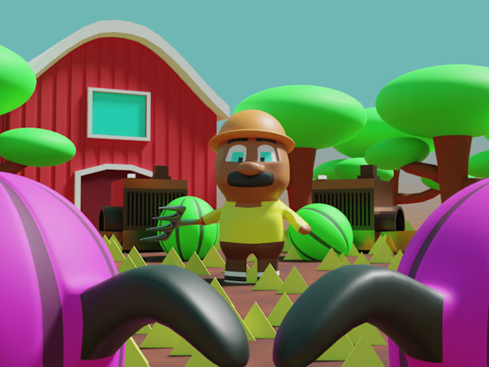 3D video game : Corrupted melon